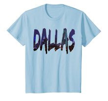 Load image into Gallery viewer, DALLAS Texas Tshirt gift - Skyline photo picture
