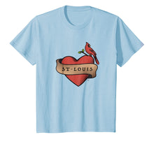 Load image into Gallery viewer, I love St-Louis t-shirt - Cardinal Gateway Arch
