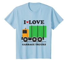 Load image into Gallery viewer, I Heart Love Garbage Trucks Shirt | Little Boys Kids T-Shirt
