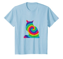 Load image into Gallery viewer, Tie die kitty shirt - Maine Coon cat tye dye t-shirt
