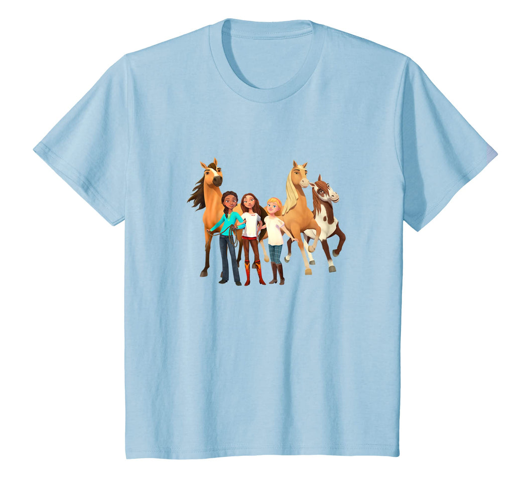 Kids DreamWorks Spirit Riding Free - All Character Kids T-Shirt