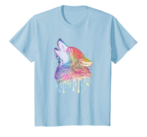 Wolf Shirt Wildlife T Shirt Colorful Wolves Gift Wild Animal