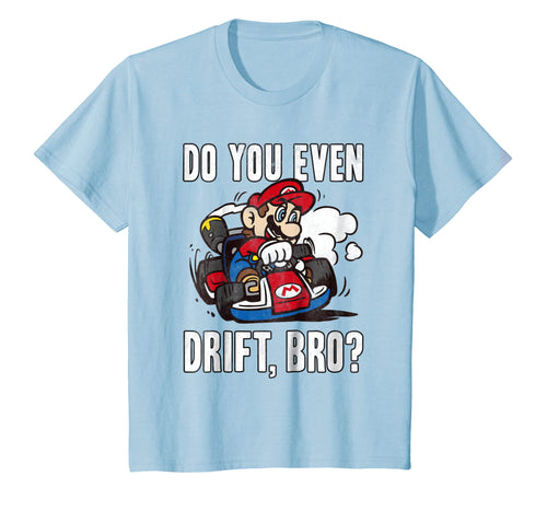 Nintendo Mario Kart Do You Even Drift Bro Graphic T-Shirt