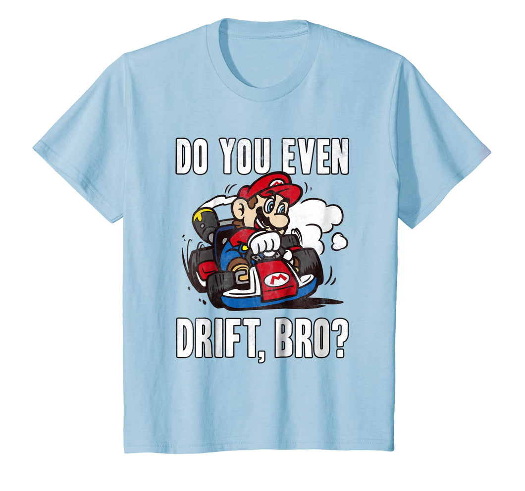 Nintendo Mario Kart Do You Even Drift Bro Graphic T-Shirt