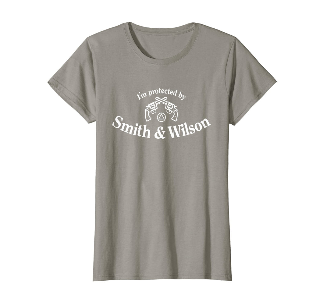 I'm Protected By Smith & Wilson -12 Step AA Recovery T-Shirt