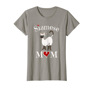 Adorable Siamese Mom T-Shirt, Funny Siamese Cat Mom Gift