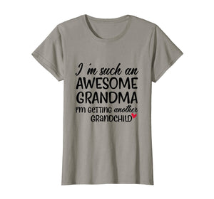 Grandma T-shirt Gender Reveal New Grandma Again Tees
