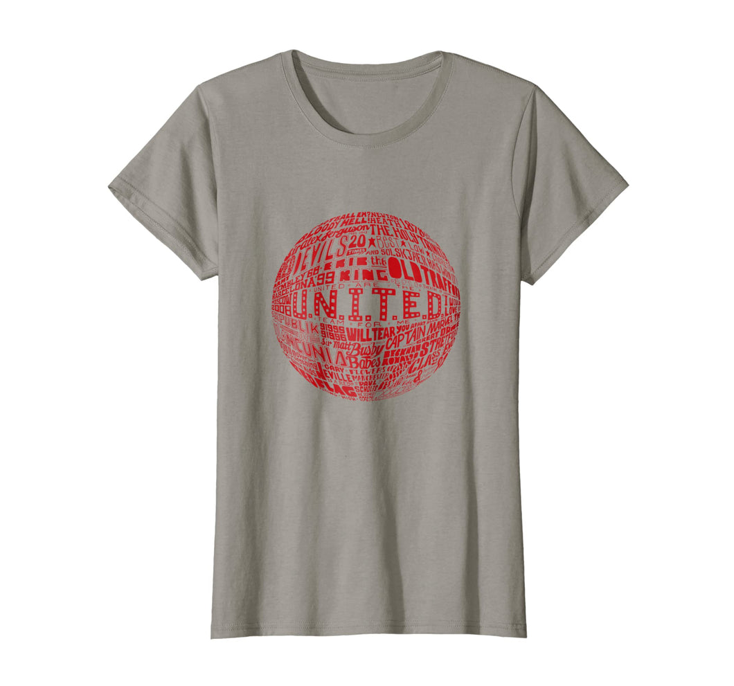 Manchester United - Red Typography Print t-shirt
