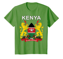 Load image into Gallery viewer, Kenya Emblem Cultural Background T-shirt
