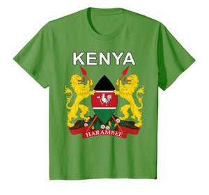 Kenya Emblem Cultural Background T-shirt