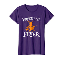 Load image into Gallery viewer, Frequent Flyer Witch T-Shirt Perfect Halloween Tee
