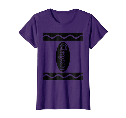 Purple Crayon Box Halloween Costume Couple Group T-Shirt