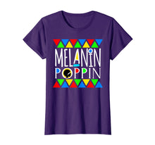 Load image into Gallery viewer, Melanin Poppin! Black Beauty African Pride T-Shirt
