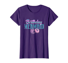 Load image into Gallery viewer, Birthday Mermaid Girl TShirt
