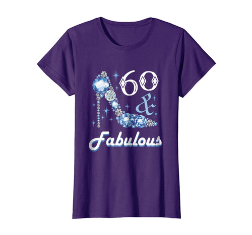 60 And Fabulous Shirt For Women 60th Birthday Tshirt Gift