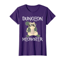 Load image into Gallery viewer, Dungeon Moewster Cats RPG DND T Shirt DM Funny Cat Gift
