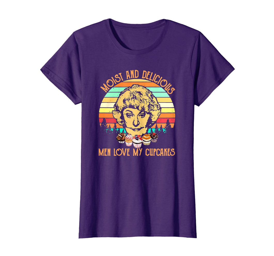 Moist and delicious men love my cupcakes sunset shirt