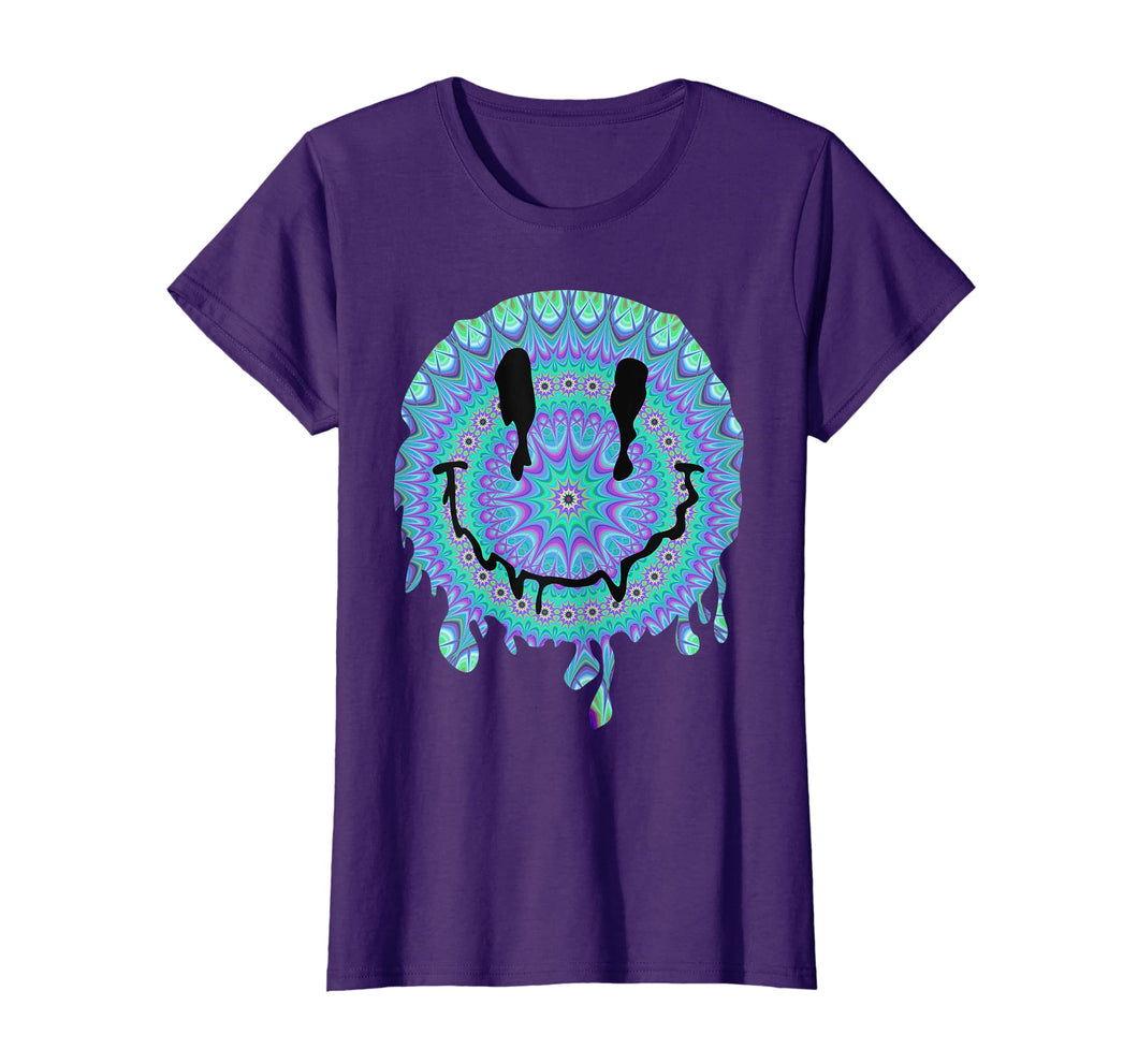 Funny Melting Acid Face Molly Rave EDM Shirt Men Women Gift