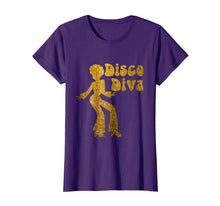Load image into Gallery viewer, Disco Diva T Shirt - Retro 70's Seventies Retro Disco Ball
