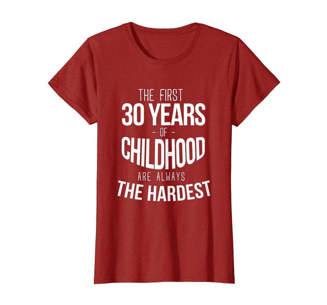 Funny 30th Birthday Joke Gift 30 Years Old Novelty Gag Shirt