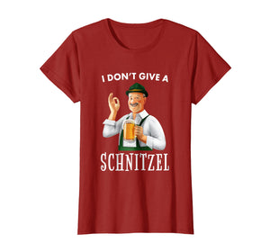 I Don't Give A Schnitzel - Beer T Shirt