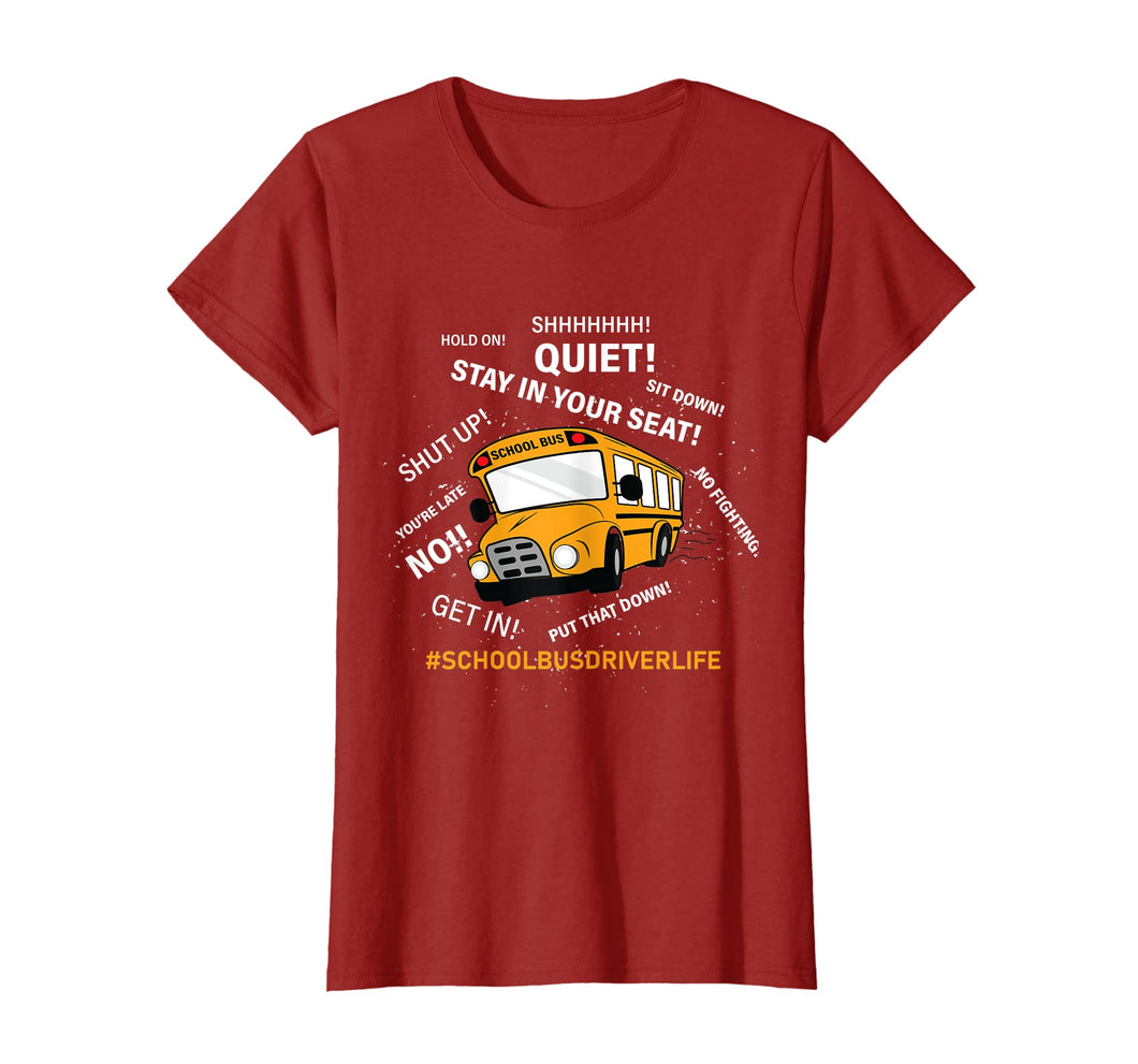 Funny Yellow School Bus Driver Shirt | Gift Men Women Humor