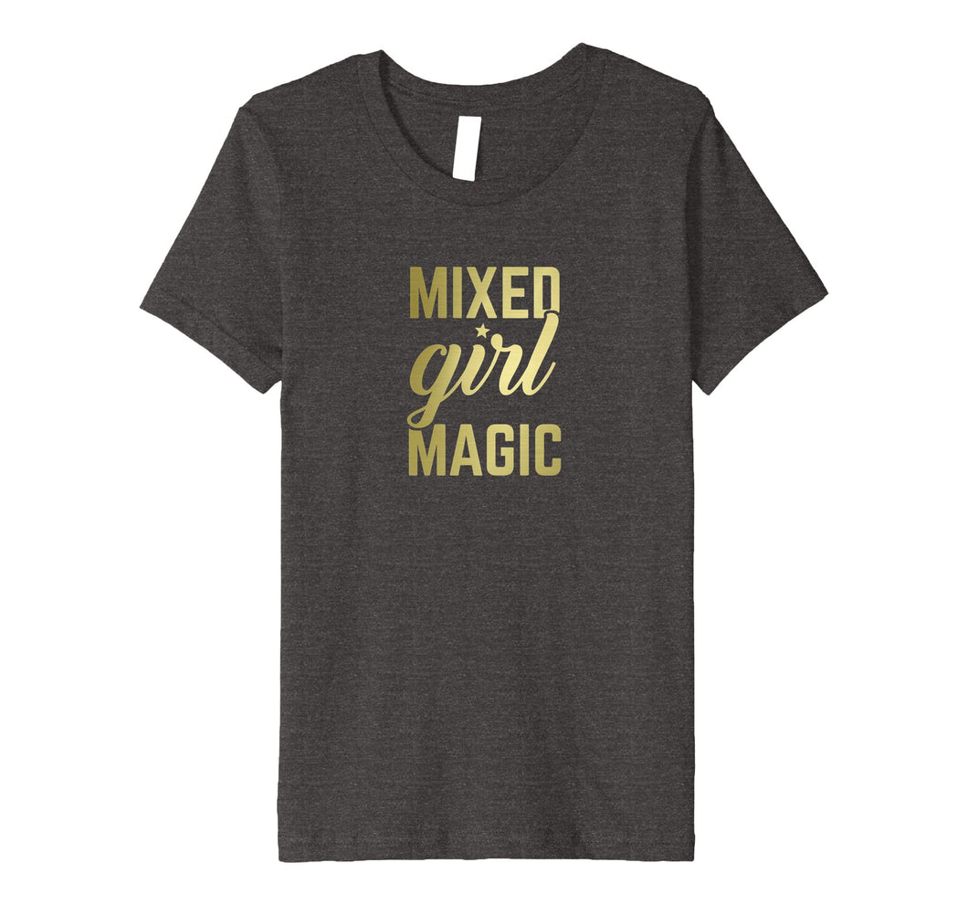 Mixed Girl Magic Shirt, Cute Gift for Biracial Girls, Women