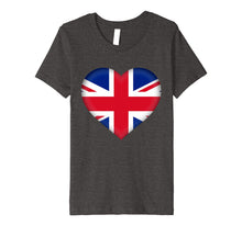 Load image into Gallery viewer, I Love United Kingdom UK T-Shirt | British Flag Heart Outfit
