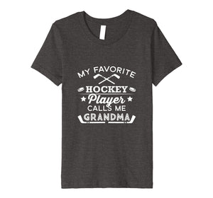 Funny Ice Hockey T-Shirt Skating Gift For Grandma