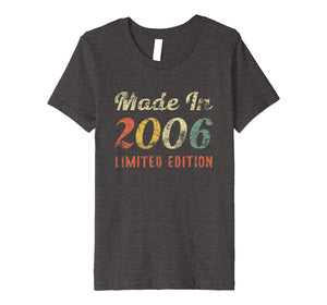 Born In 2006 13th Birthday Gift T Shirt For Boys & Girls