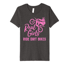 Load image into Gallery viewer, Real Girls Ride Dirt Bikes Shirt | Funny Motocross Gift
