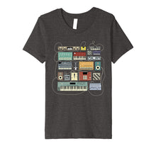 Load image into Gallery viewer, Electronic Musician Synthesizers and Drum Machine Dj T shirt
