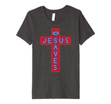 Load image into Gallery viewer, Glorious Jesus Saves Christian Spiritual Quotes T Shirt
