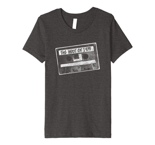 Vintage Cassette Tape Shirt Best of 1979 Born Birthday Gift