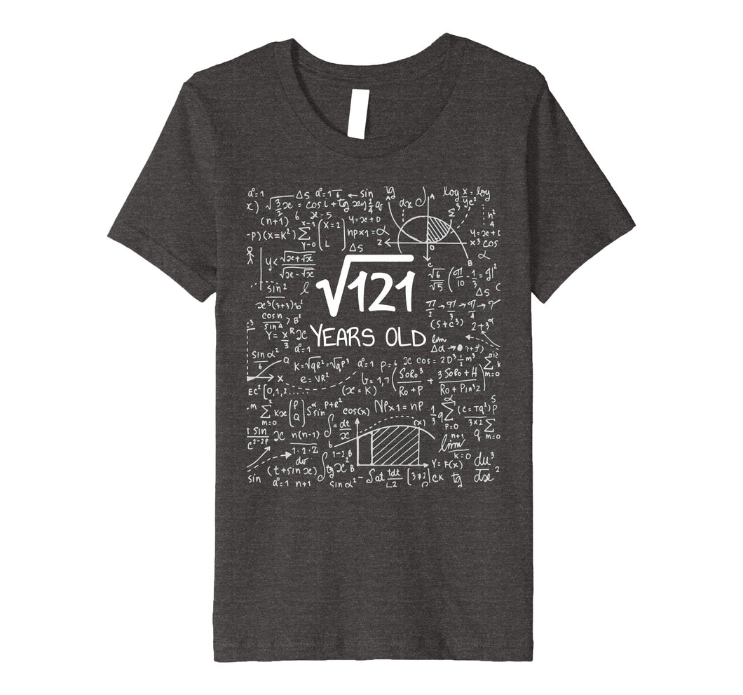 Kids Square Root of 121: 11 Years Old, 11th Birthday T Shirt