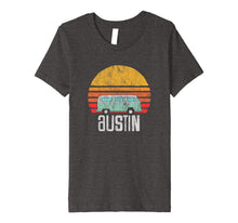 Load image into Gallery viewer, Austin, Texas - Vintage Hippie Van Road Trip T-Shirt
