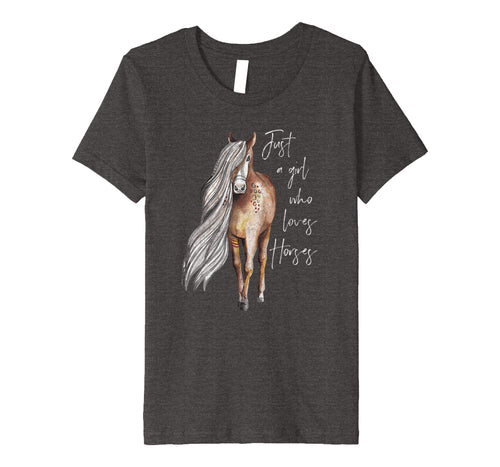 Just a Girl Who Loves Horses - Horse Lover T-Shirt