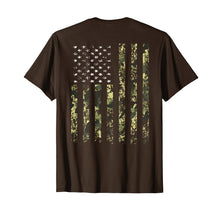 Load image into Gallery viewer, Camo American Flag T shirt

