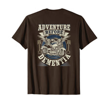 Load image into Gallery viewer, Motorcycle Shirt Biker Adventure Before Dementia Old Man
