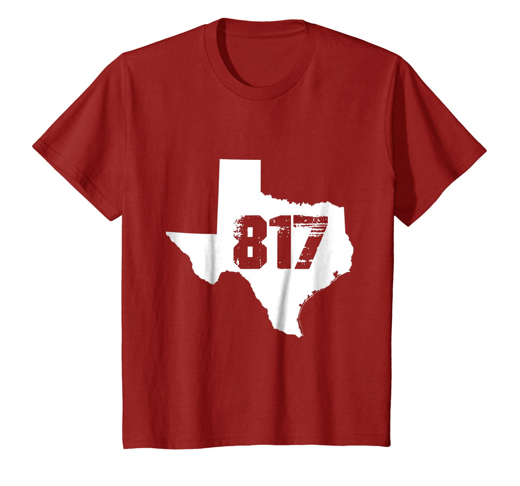 Fort Worth, Texas State 817 Area Code T-Shirt