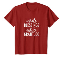 Load image into Gallery viewer, Inhale Blessings Exhale Gratitude: Mindfulness T-shirt
