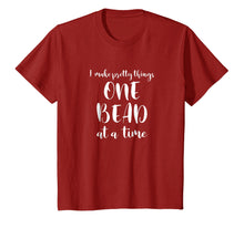 Load image into Gallery viewer, Beaders Beading Tshirt One Bead At A Time
