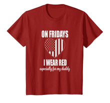 Load image into Gallery viewer, Deployed Daddy Shirt - Red Friday Military Kids T-Shirt
