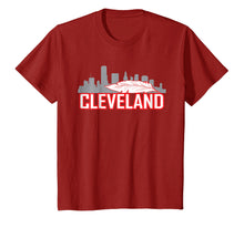 Load image into Gallery viewer, Cleveland Skyline Shirt Native American Feather
