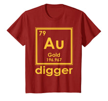 Load image into Gallery viewer, Gold Digger Tshirt Periodic Table Of Elements Geek Shirt
