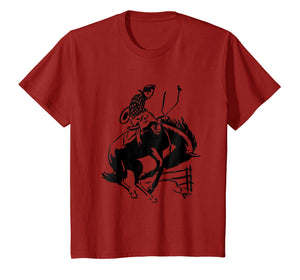 Cowboy Rodeo T-Shirt Western Wrangler Ranch Graphic Tee