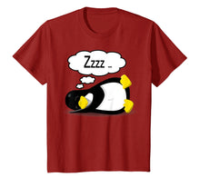 Load image into Gallery viewer, Cute Penguin Pajama Sleep T-shirt for bedtime
