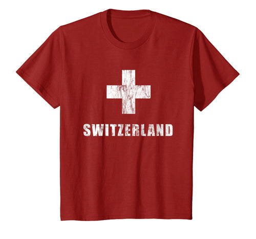 Switzerland National Team T-Shirt Swiss Jersey Vintage Tee