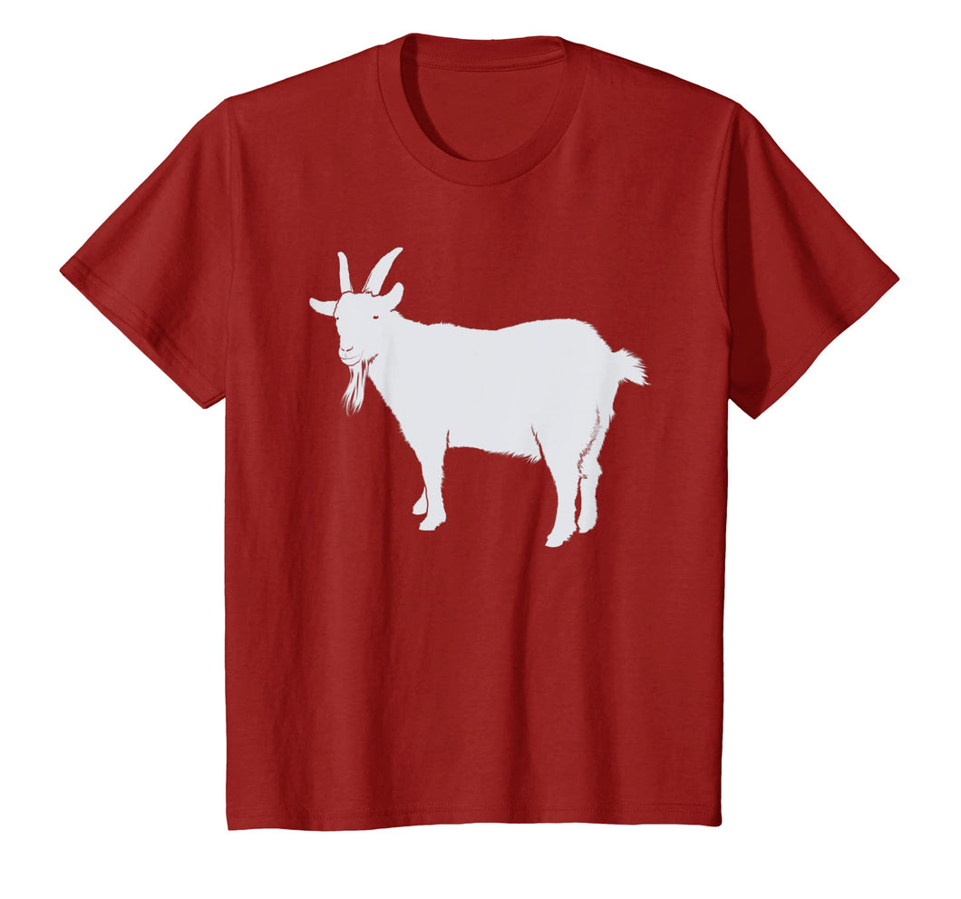 Goat Silhouette graphic T-shirt best funny cool emoji gift