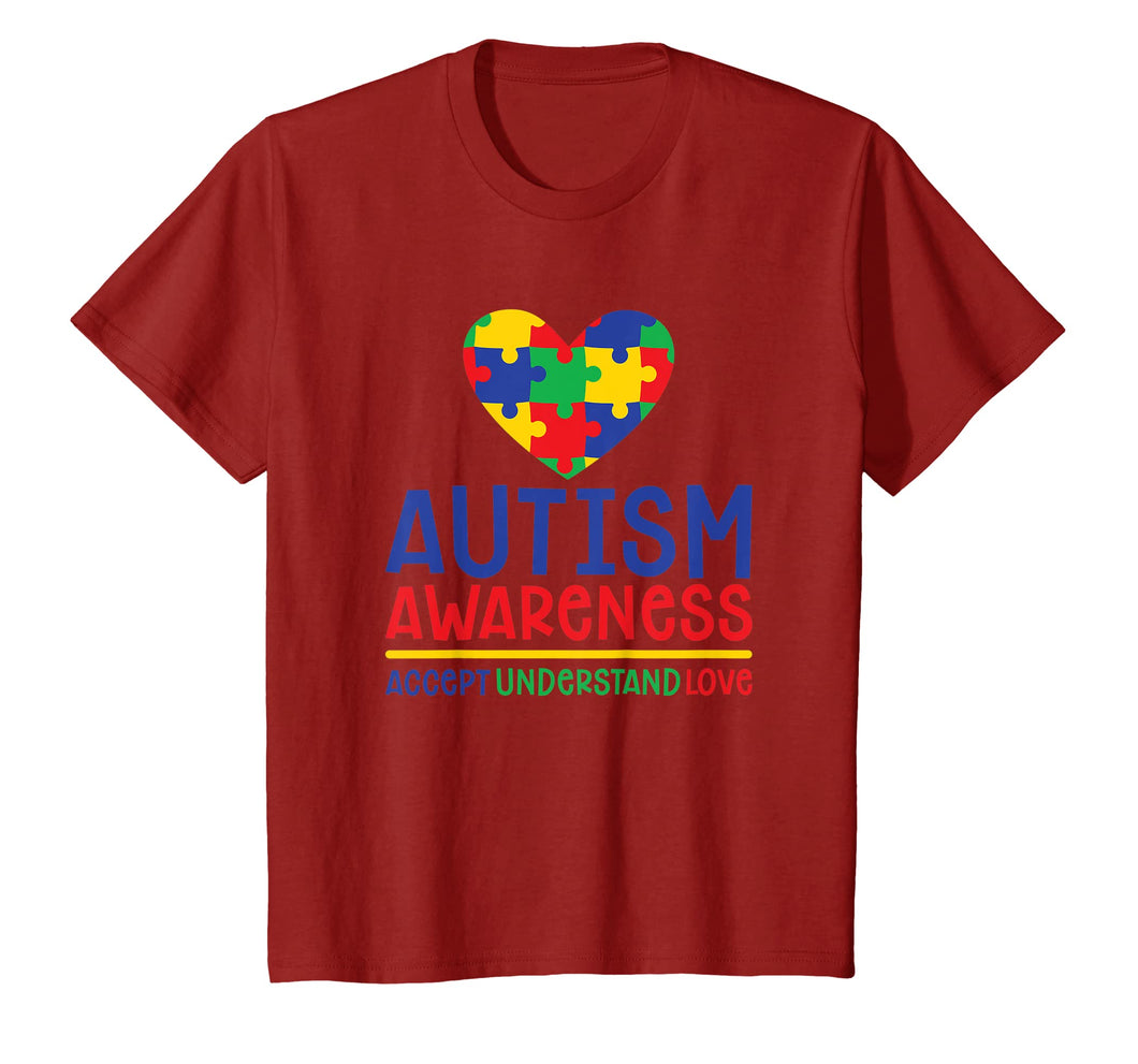 Accept Understand Love - Autism Awareness Day Month Shirt